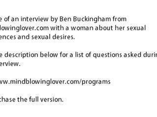 секс советы в прямом эфире интервью с бен Букингемском секс советы для мужчин
